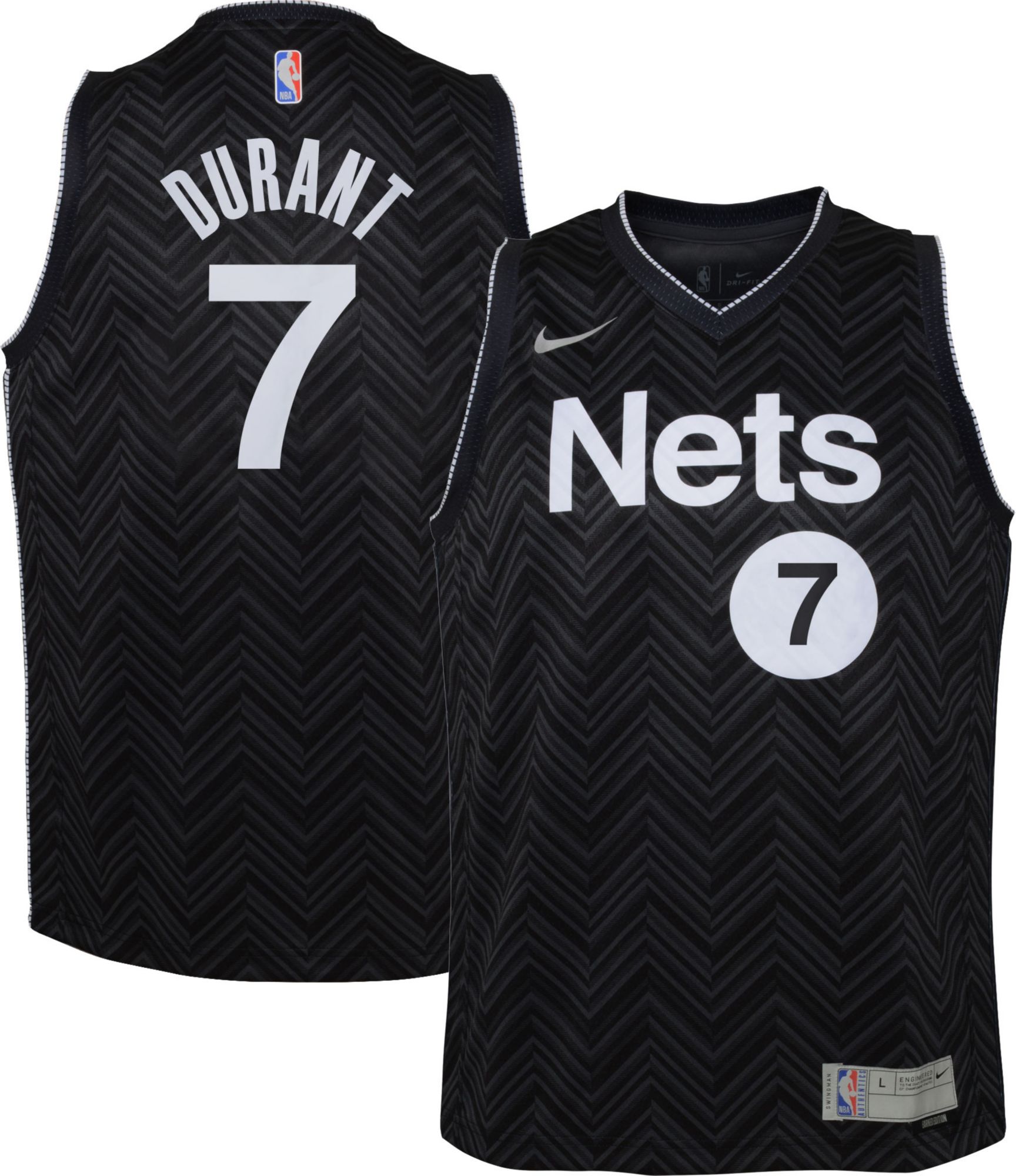 kevin durant blackout jersey
