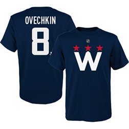 NHL Youth Washington Capitals Alex Ovechkin #8 Third Navy T-Shirt