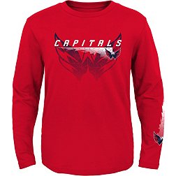 NHL Youth Washington Capitals Red Corked Ice Long Sleeve T-Shirt