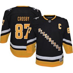 Outerstuff Sidney Crosby Pittsburgh Penguins #87 Youth Premier Third  Alternate Player Jersey