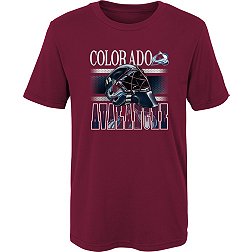 NHL Youth Colorado Avalanche Helmet Head Grey T-Shirt
