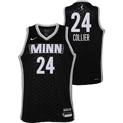 Nike Adult Minnesota Lynx Napheesa Collier #24 Black T-Shirt, Men's, XL