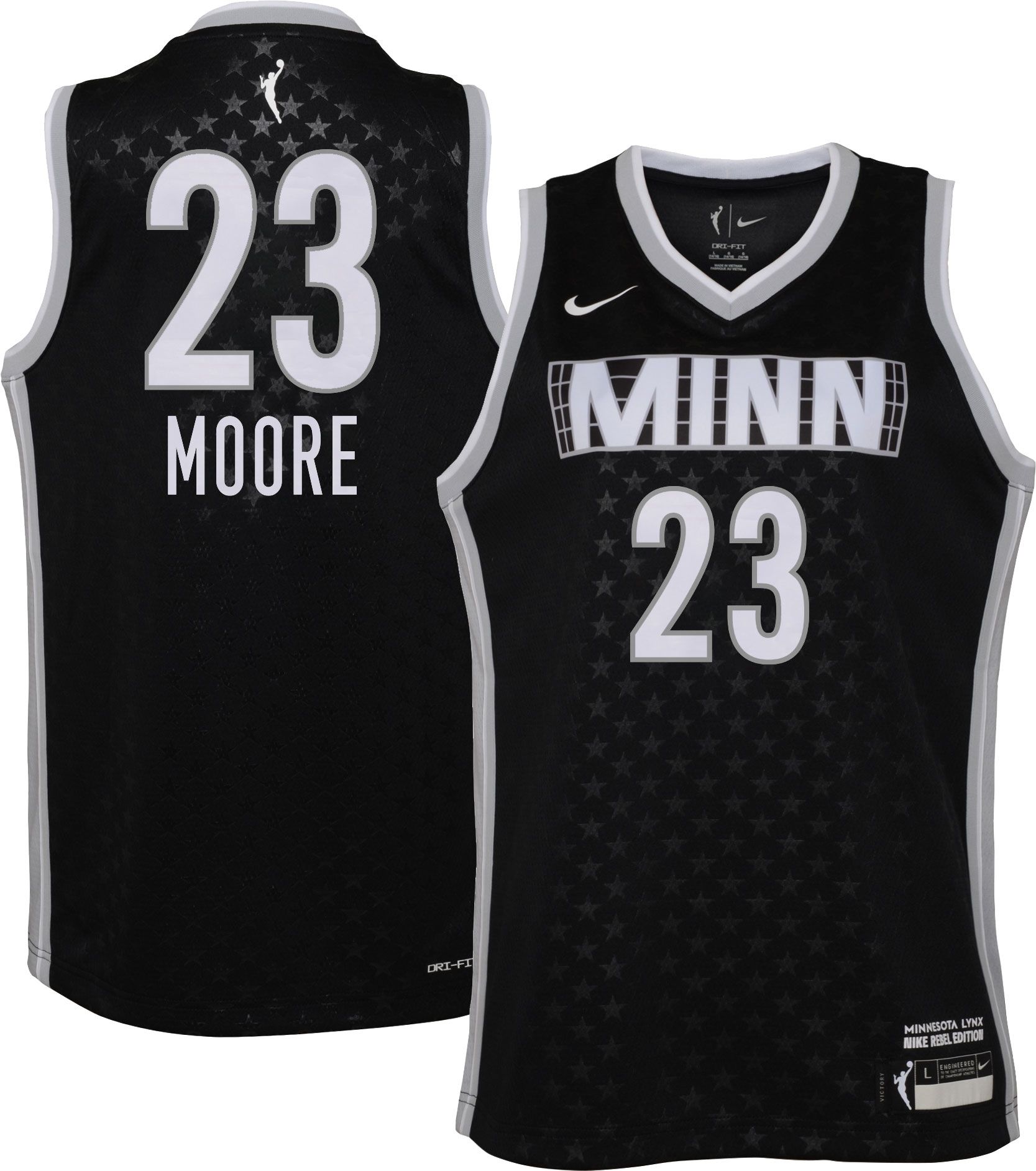 Youth Nike Maya Moore Black Minnesota Lynx Player Jersey - Rebel
