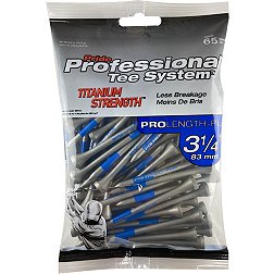 Pride PTS 3.25" Black Titanium Strength Wood Golf Tees - 65 Pack