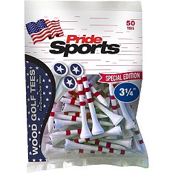 Pride 3.25" Stars and Stripes Special Edition Tees - 50 Pack
