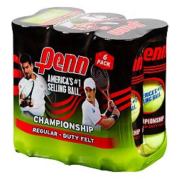Penn Championship Regular Duty Tennis Balls 6-Pack