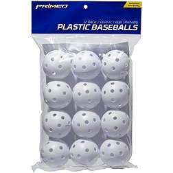 PRIMED Plastic Training Baseballs - 12 Pack