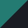 Teal/Black/White