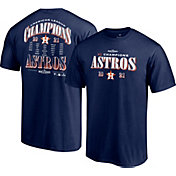 MLB 2021 American League Champions Houston Astros Single Roster T-Shirt