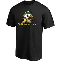 NCAA Men's Oregon Ducks Black Lockup T-Shirt