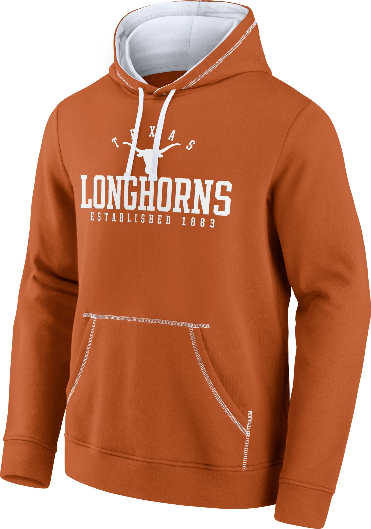 NCAA Men's Texas Longhorns Burnt Orange Pullover Hoodie