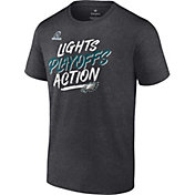 NFL Men's Philadelphia Eagles 2021 Lights Playoffs Action Charcoal Heather T-Shirt