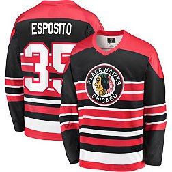 TONY ESPOSITO CHICAGO BLACKHAWKS JERSEY # 35 - CCM  VINTAGE  - NEW WITH  TAGS