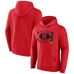 NHL Chicago Blackhawks Secondary Authentic Pro Red Pullover Hoodie