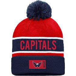 Dick's Sporting Goods NHL Youth Washington Capitals Navy/White Adept  Quarterback Pullover Hoodie
