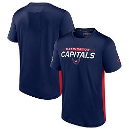NHL Washington Capitals Rink Authentic Pro Navy T-Shirt