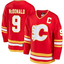 Youth Calgary Flames Red Home Replica Custom Jersey
