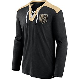 NHL Vegas Golden Knights '22-'23 Special Edition Slub Black Lace-Up T-Shirt