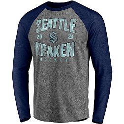 Dick's Sporting Goods NHL Men's Seattle Kraken Logo Navy Pullover Hoodie