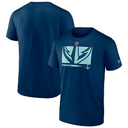 NHL Seattle Kraken Secondary Authentic Pro Navy T-Shirt