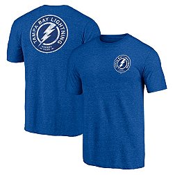 NHL Men's Tampa Bay Lightning Shoulder Patch Royal T-Shirt