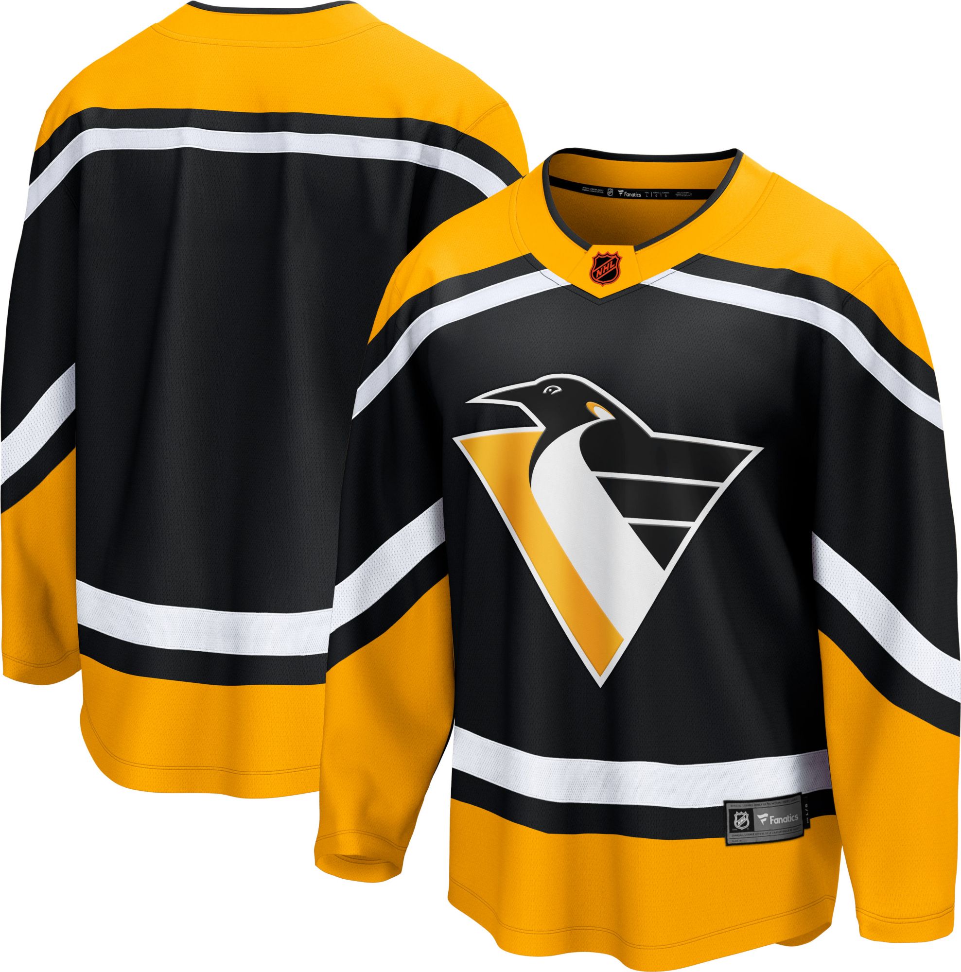 adidas Men's Custom Pittsburgh Penguins Authentic Pro Home Jersey