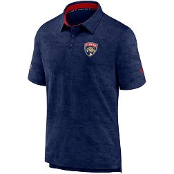 NHL Florida Panthers Rink Authentic Pro Navy Polo