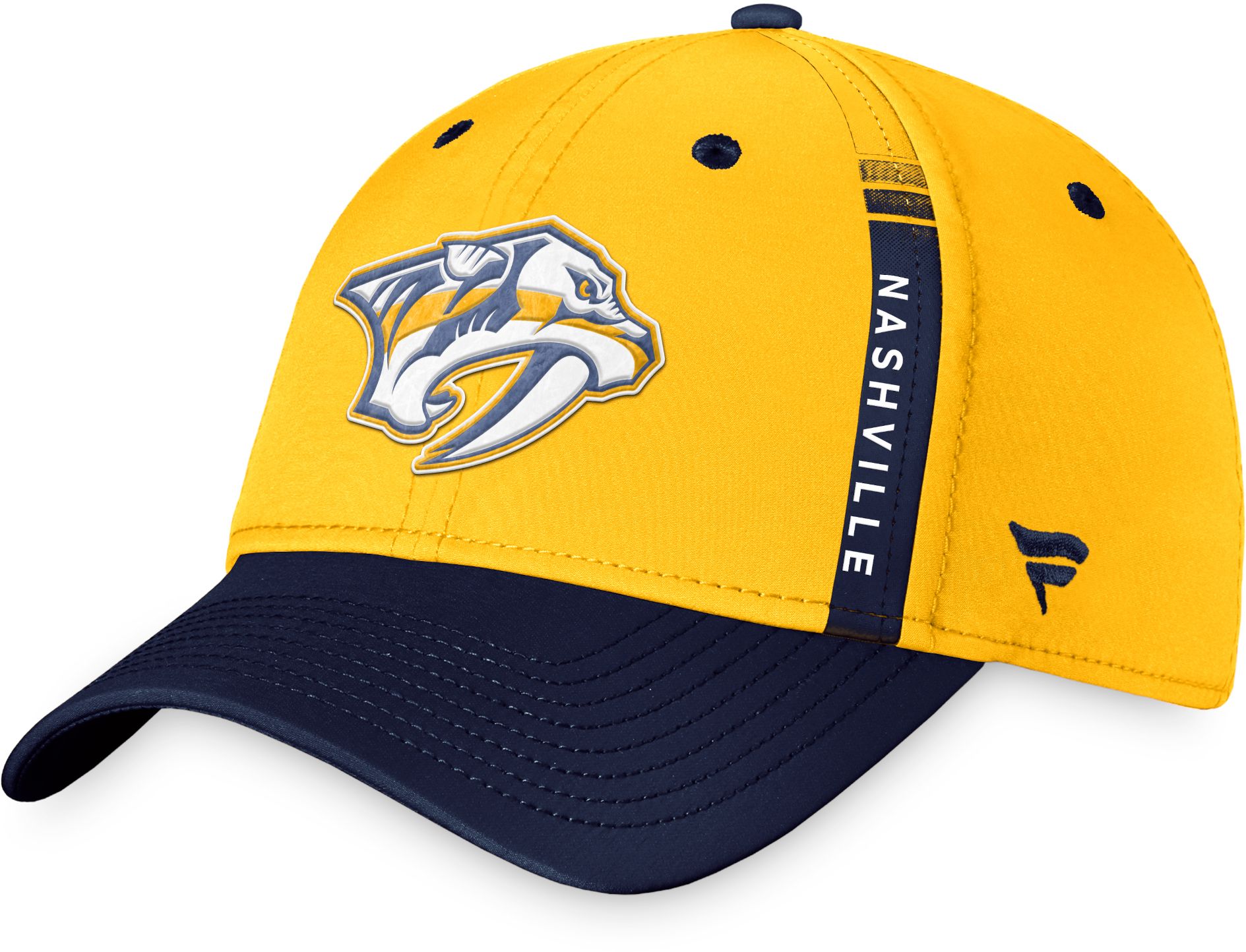 Fanatics Men's Branded White, Navy St. Louis Blues Authentic Pro Draft  Cuffed Knit Hat with Pom
