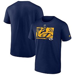 NHL Nashville Predators Secondary Authentic Pro Navy T-Shirt