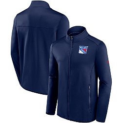 NHL New York Rangers Rink Authentic Pro Navy Fleece Jacket