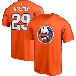NHL New York Islanders Brock Nelson #29 Orange Player T-Shirt