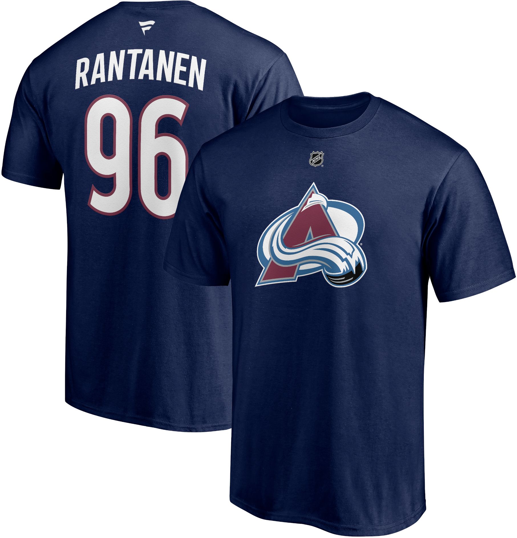 NHL Adult Colorado Avalanche Mikko Rantanen #96 Navy Player T-Shirt