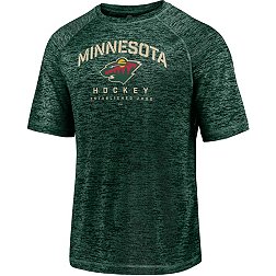 Reebok Minnesota Wild NHL Grey Center Ice TNT Team Logo Speedwick  Performance Pullover Hoodie for Men
