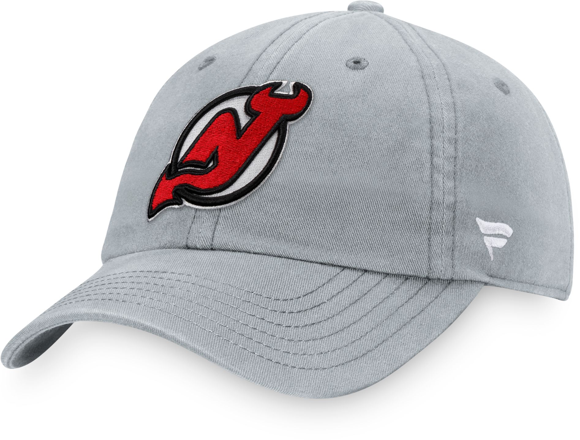 New Jersey Devils Fanatics Branded Core Primary Logo Fitted Hat - Red