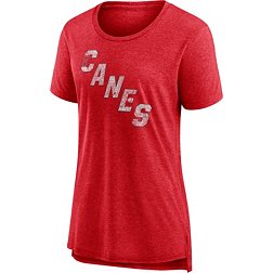 NHL Women's Carolina Hurricanes '22-'23 Special Edition Red Tri-Blend T-Shirt