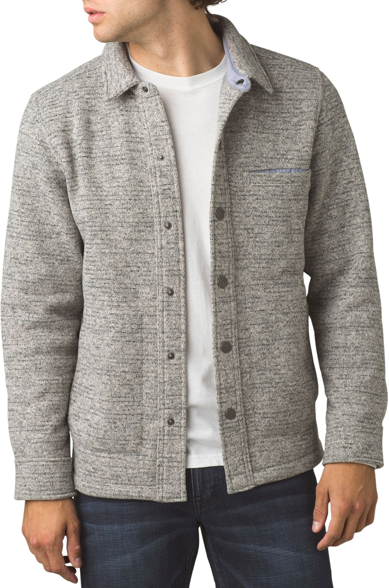 prAna Men's Tri Thermal Full Overshirt