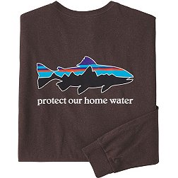 Patagonia Men's Home Water Trout Organic Cotton Long-Sleeve Shirt
