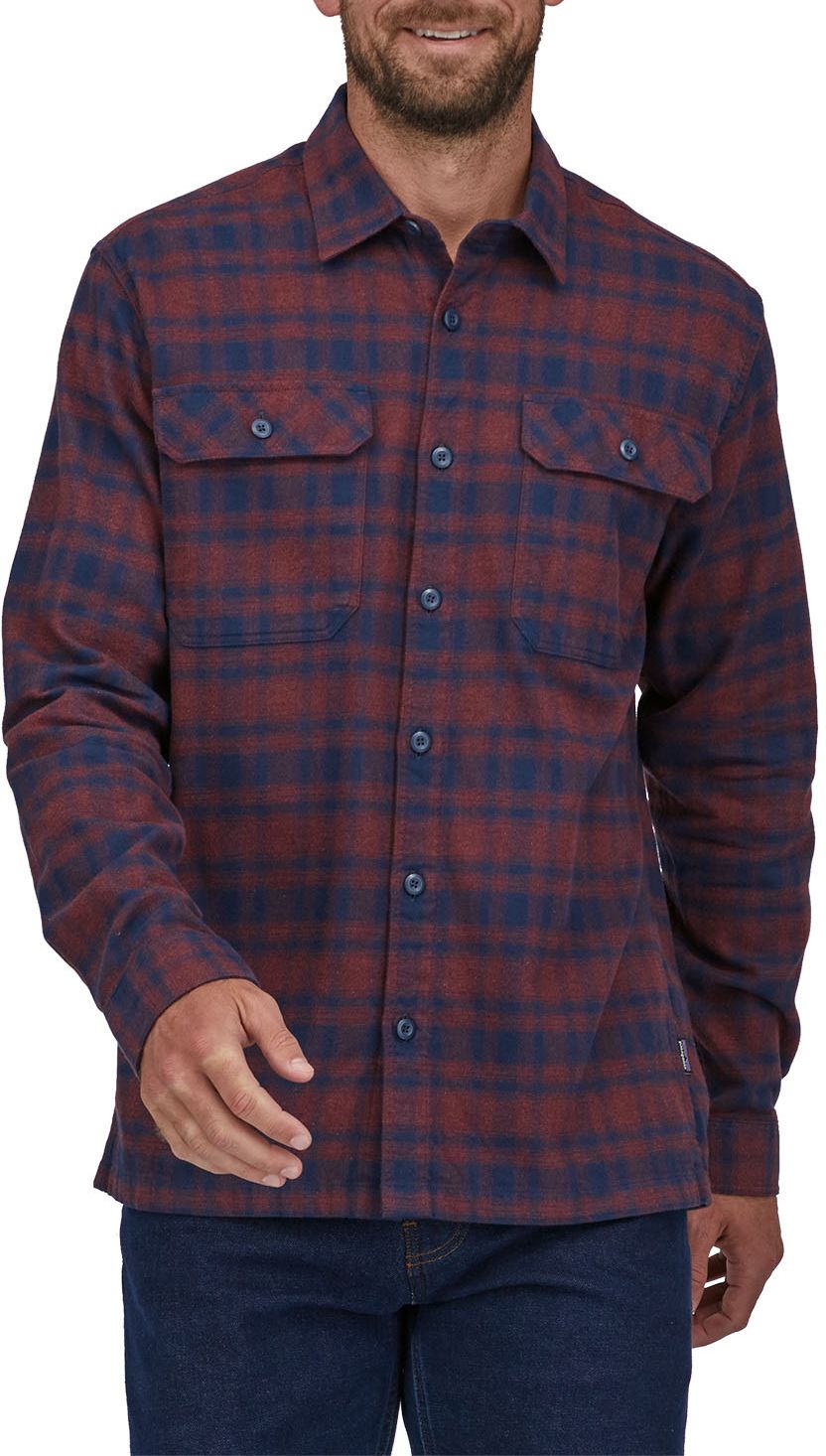 Patagonia Men's Organic Cotton Midweight Fjord Flannel Long Sleeve Shirt