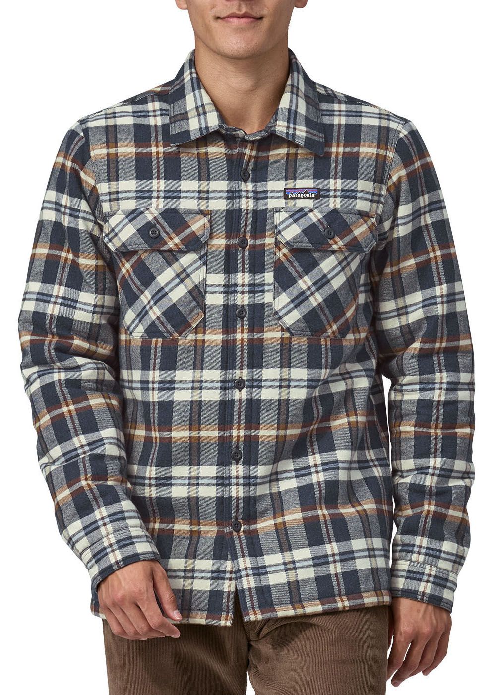 Patagonia Men's Insulated Organic Cotton Mid-Weight Fjord Flannel Shirt