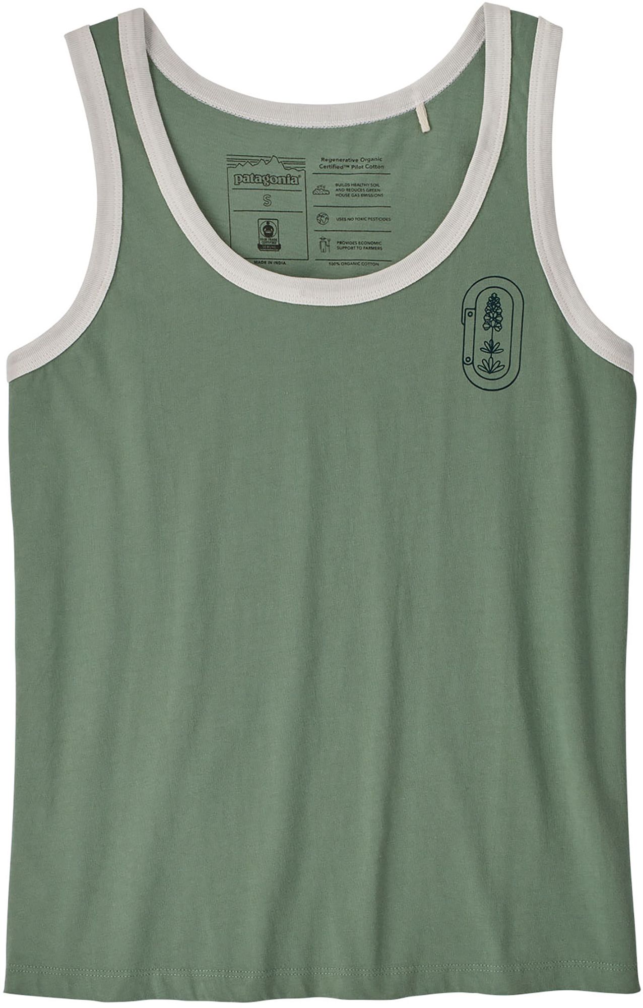 Patagonia Women's Clean Climb Bloom Regenerative Organic Certified Cotton Tank Top