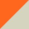 Orange/White/Black