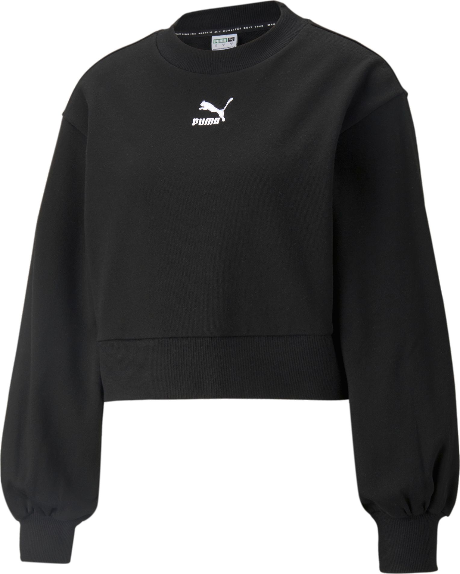 PUMA Women's Classics Puff Sleeve Crewneck Sweatshirt