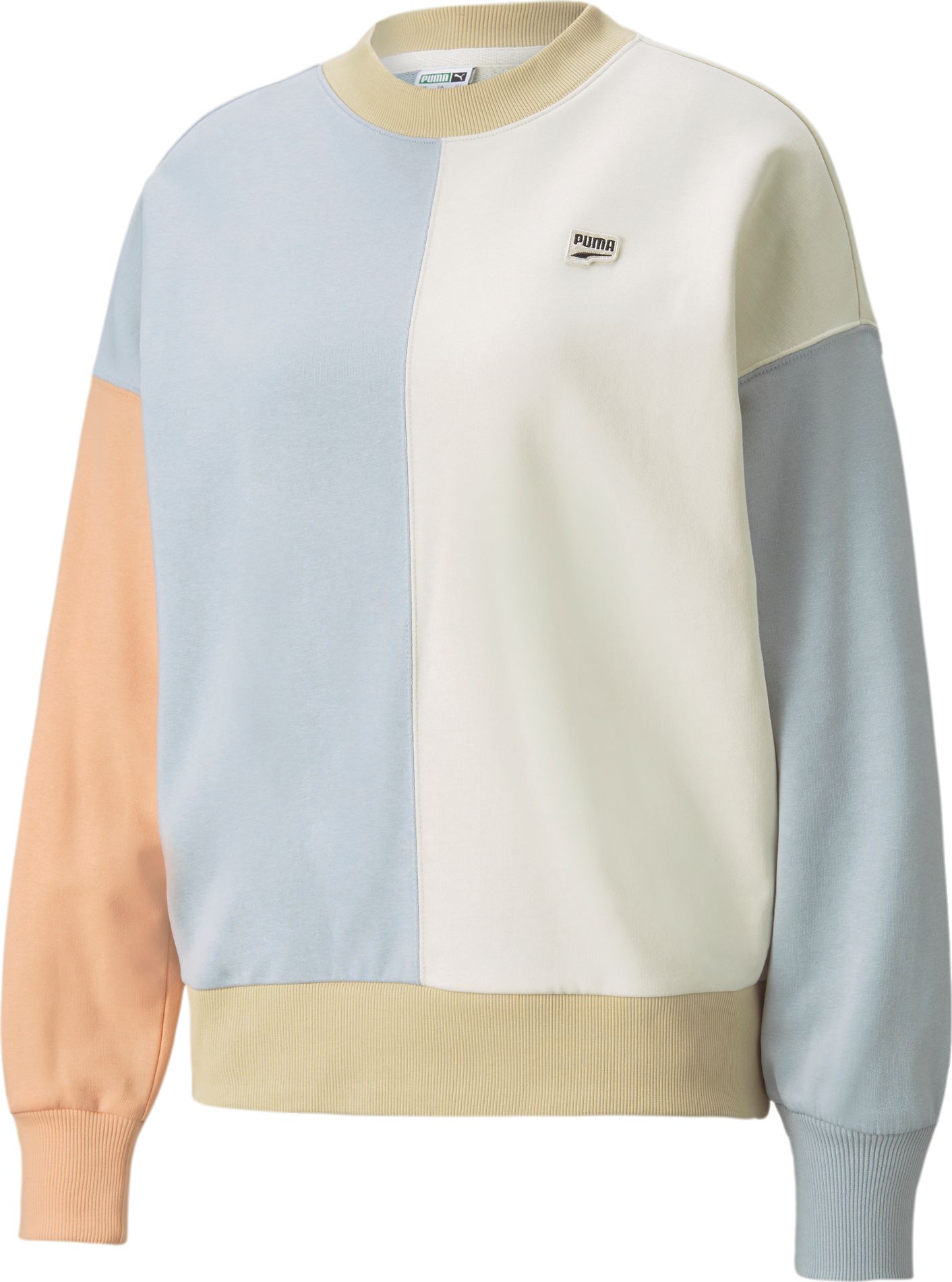 Puma / Women's Downtown French Terry Oversized Crewneck Sweatshirt