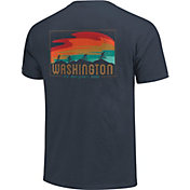 One Image Men's Washington Mountain Bike Short Sleeve T-Shirt