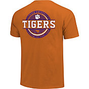 Image One Clemson Tigers Orange Striped Stamp T-Shirt