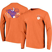Image One Men's Clemson Tigers Orange Hyperlocal Long Sleeve T-Shirt