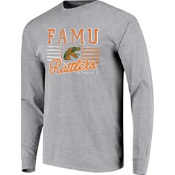 Image One Men's Florida A&M Rattlers Grey True Colors Long Sleeve T-Shirt
