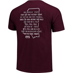 Image One Mississippi State Bulldogs Maroon Fight Song State T-Shirt