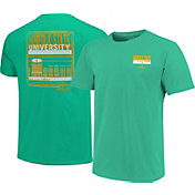 Image One Men's Norfolk State Spartans Green Campus Buildings T-Shirt