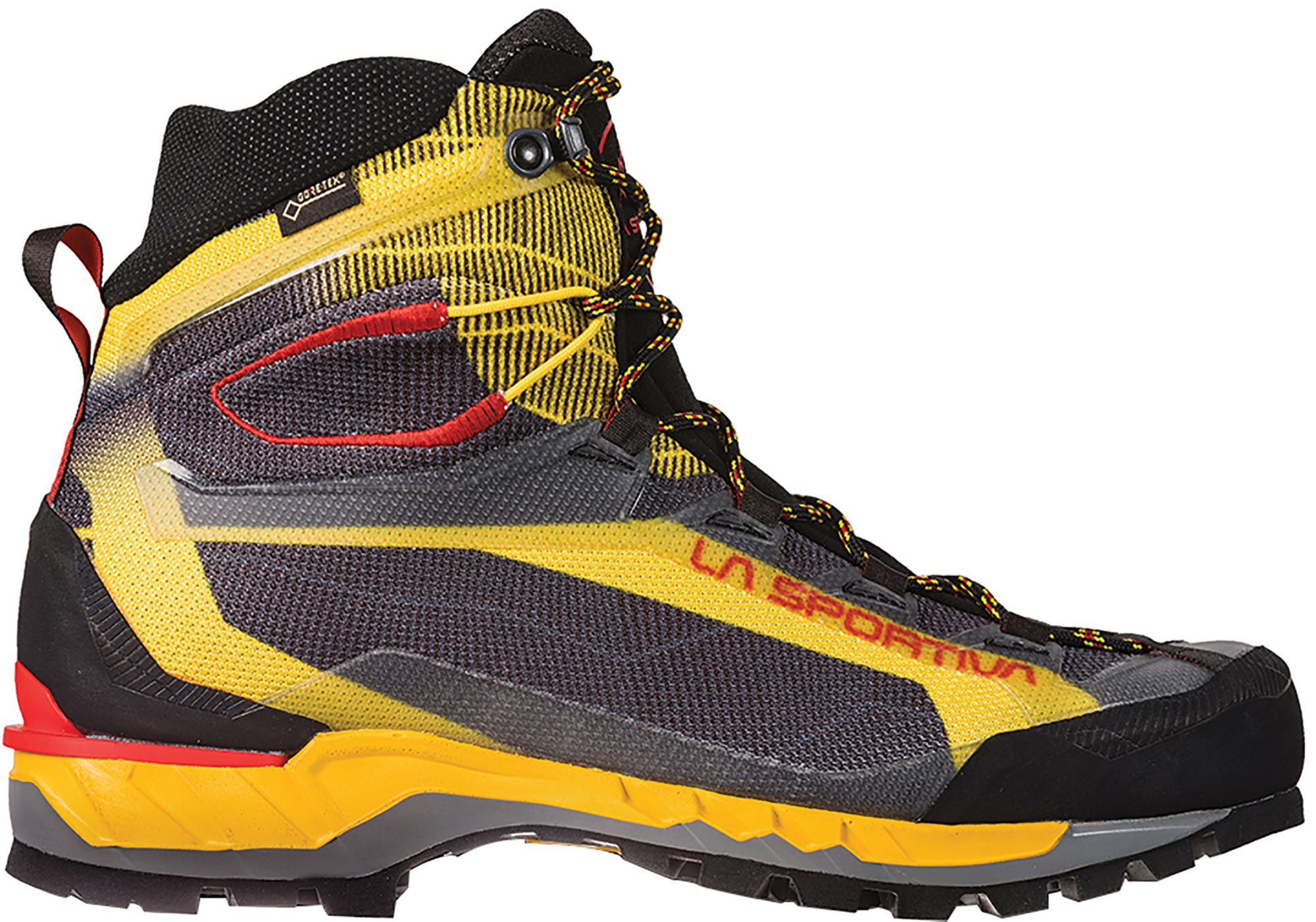 Photos - Trekking Shoes La Sportiva Men's Trango Tech GTX Hiking Boots, Size 42, Black/Yellow 21QP 